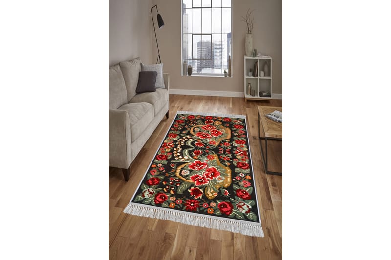 Homefesto Tæppe 80x150 cm - Flerfarvet/Velour - Orientalske tæpper - Persisk tæppe