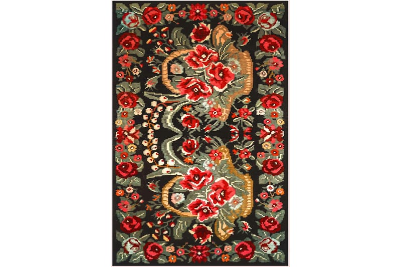 Homefesto Tæppe 80x150 cm - Flerfarvet/Velour - Tekstiler - Tæpper - Orientalske tæpper