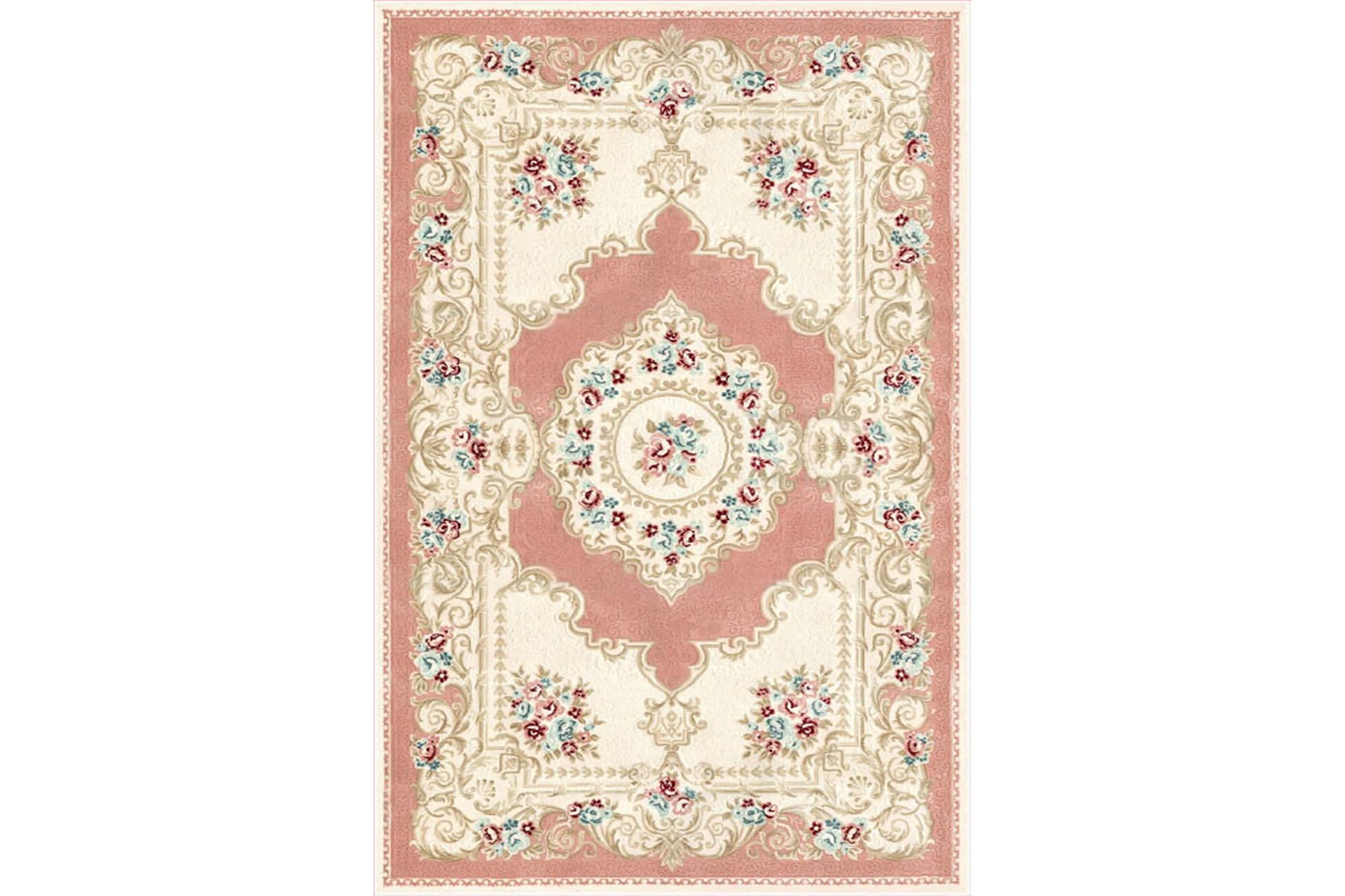Homefesto Tæppe 80x150 cm - Flerfarvet/Velour - Tekstiler - Tæpper - Orientalske tæpper