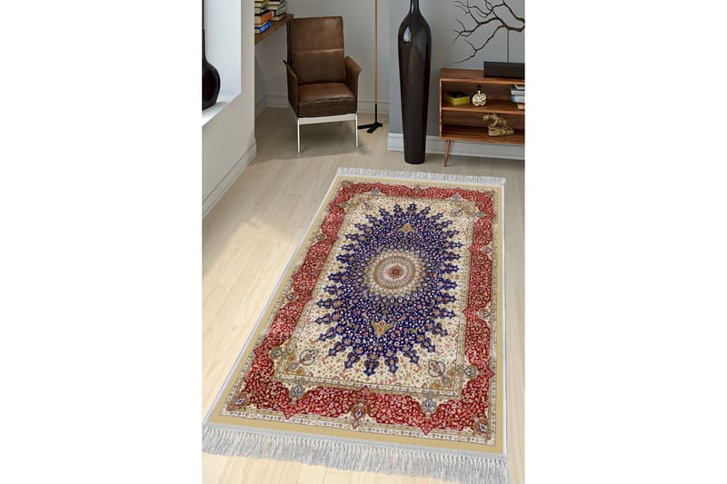 Homefesto Tæppe 80x150 cm - Flerfarvet/Velour - Tekstiler - Tæpper - Orientalske tæpper