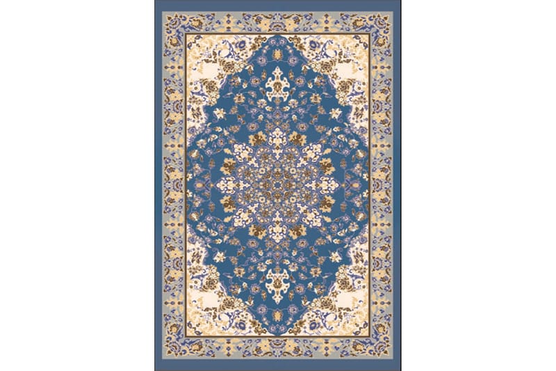 Homefesto Tæppe 80x150 cm - Flerfarvet/Velour - Tekstiler - Tæpper - Orientalske tæpper