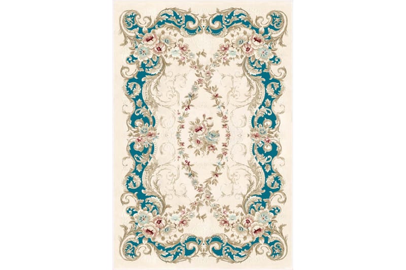 Homefesto Tæppe 80x150 cm - Flerfarvet/Velour - Tekstiler - Tæpper - Orientalske tæpper