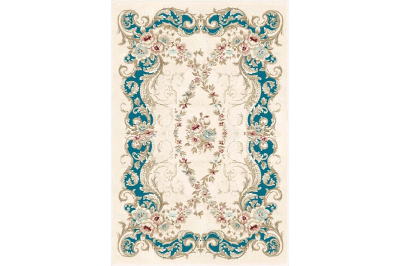 Homefesto Tæppe 80x150 cm - Flerfarvet/Velour - Tekstiler - Tæpper - Orientalske tæpper