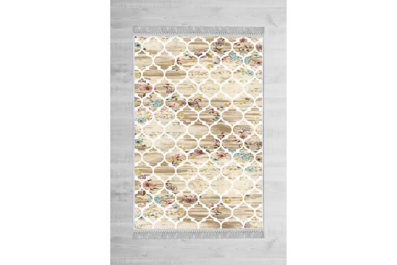 Homefesto Tæppe 80x150 cm - Flerfarvet/Velour - Tekstiler - Tæpper - Orientalske tæpper