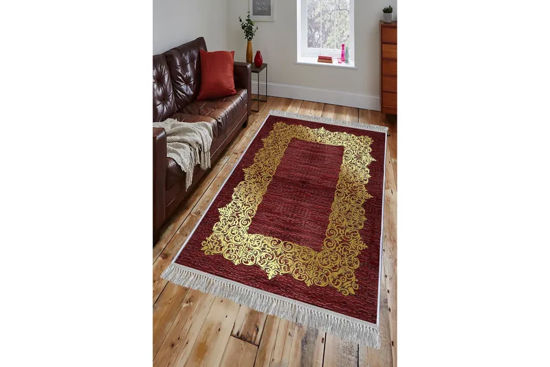 Homefesto Tæppe 80x150 cm, Flerfarvet/Velour