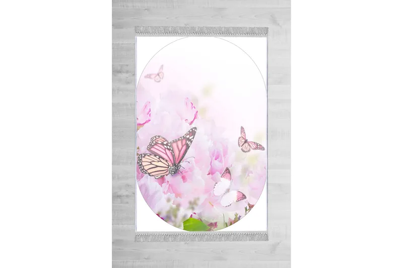 Homefesto Tæppe 80x150 cm, Flerfarvet/Velour