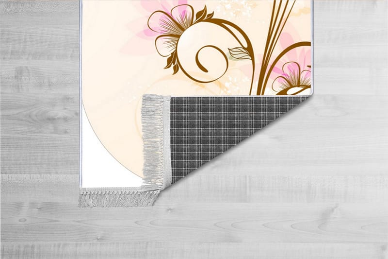 Homefesto Tæppe 80x150 cm - Flerfarvet/Velour - Tekstiler - Tæpper - Orientalske tæpper