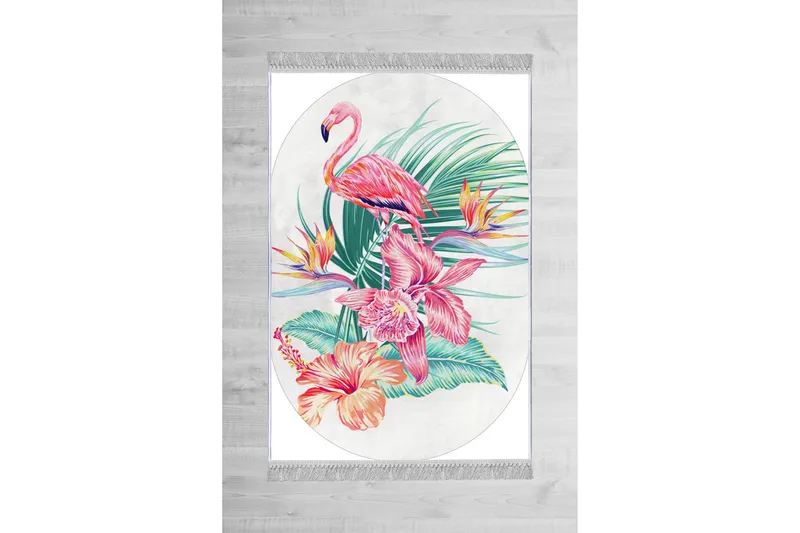 Homefesto Tæppe 80x150 cm, Flerfarvet/Velour