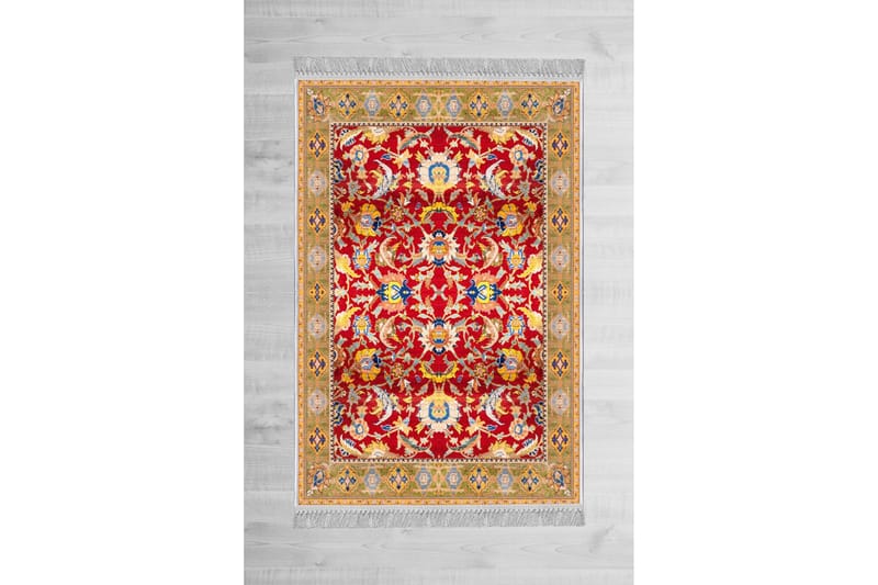 Homefesto Tæppe 80x150 cm - Flerfarvet/Velour - Tekstiler - Tæpper - Orientalske tæpper