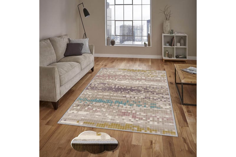 Homefesto Tæppe 80x150 cm, Multifarvet