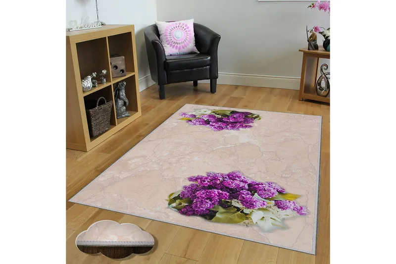 Homefesto Tæppe 80x150 cm, Multifarvet