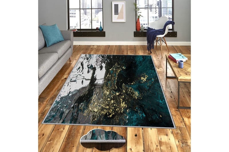 Homefesto Tæppe 80x200 cm - Flerfarvet - Tekstiler - Tæpper - Orientalske tæpper