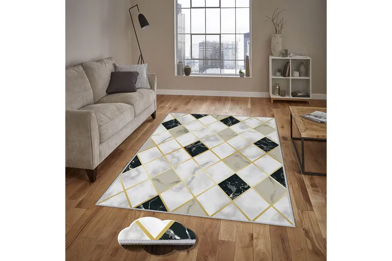 Homefesto Tæppe 80x200 cm, Flerfarvet