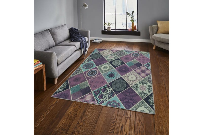 Homefesto Tæppe 80x200 cm, Flerfarvet