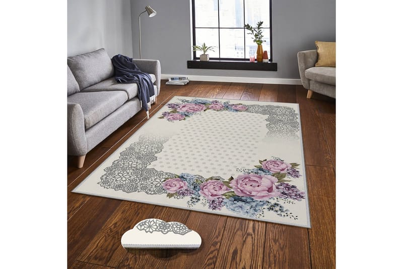 Homefesto Tæppe 80x200 cm - Flerfarvet - Tekstiler - Tæpper - Orientalske tæpper