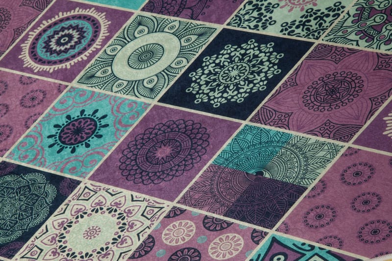 Homefesto Tæppe 80x200 cm - Flerfarvet - Tekstiler - Tæpper - Orientalske tæpper