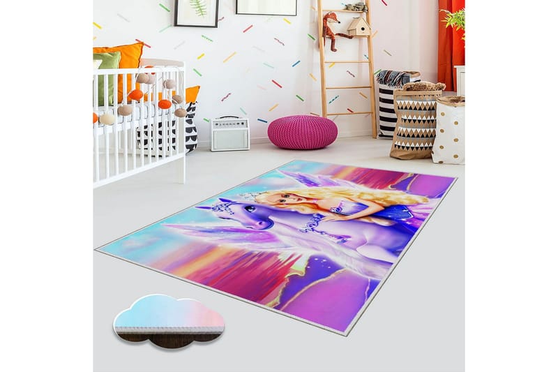 Homefesto Tæppe 80x200 cm, Flerfarvet