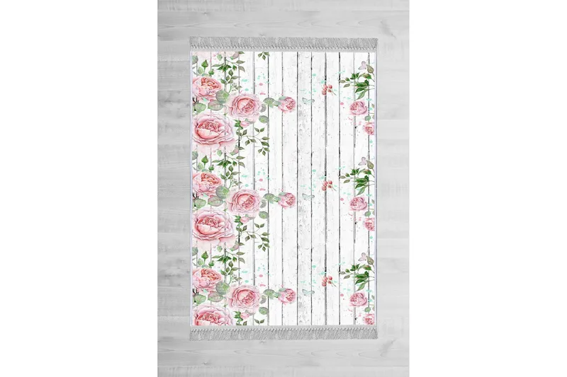 Homefesto Tæppe 80x200 cm, Flerfarvet/Velour