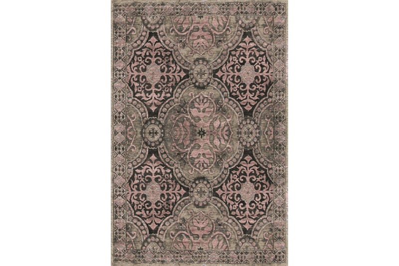 Homefesto Tæppe 80x200 cm - Flerfarvet/Velour - Tekstiler - Tæpper - Orientalske tæpper
