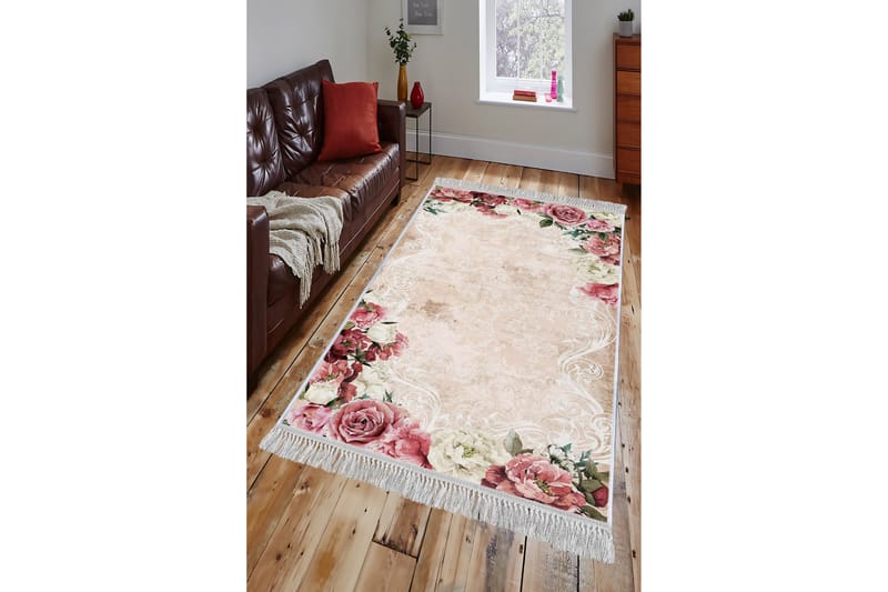 Homefesto Tæppe 80x200 cm - Flerfarvet/Velour - Orientalske tæpper - Persisk tæppe