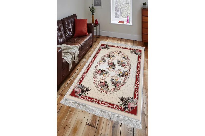 Homefesto Tæppe 80x200 cm, Flerfarvet/Velour