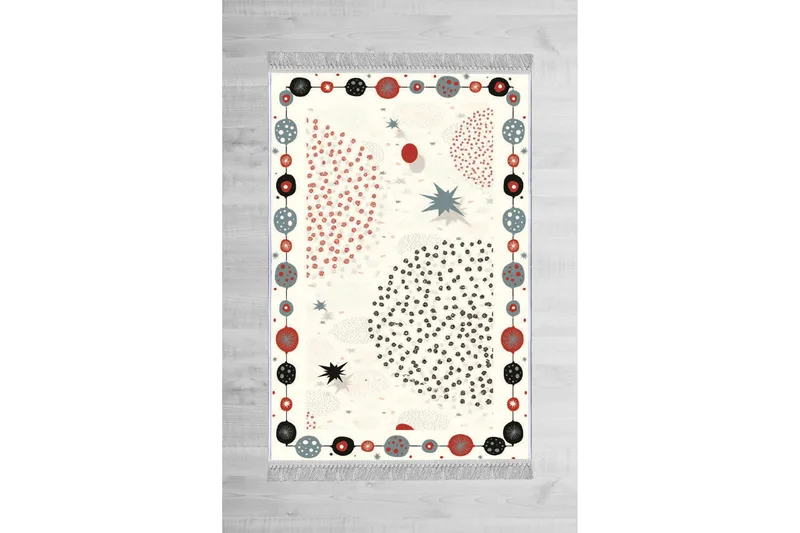 Homefesto Tæppe 80x200 cm, Flerfarvet/Velour