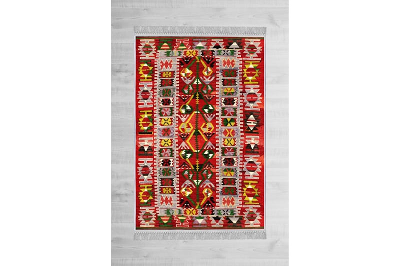 Homefesto Tæppe 80x200 cm - Flerfarvet/Velour - Tekstiler - Tæpper - Orientalske tæpper