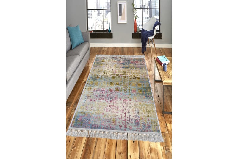 Homefesto Tæppe 80x200 cm, Flerfarvet/Velour