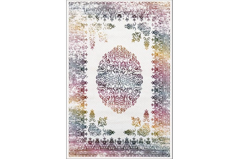 Homefesto Tæppe 80x200 cm, Flerfarvet/Velour