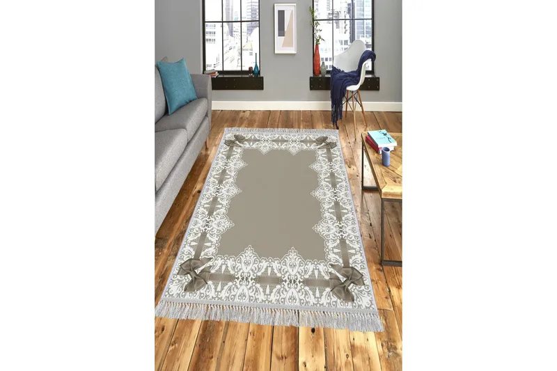 Homefesto Tæppe 80x200 cm, Flerfarvet/Velour