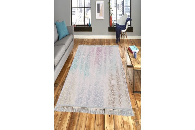 Homefesto Tæppe 80x200 cm, Flerfarvet/Velour