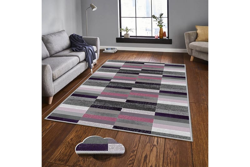 Homefesto Tæppe 80x200 cm, Multifarvet