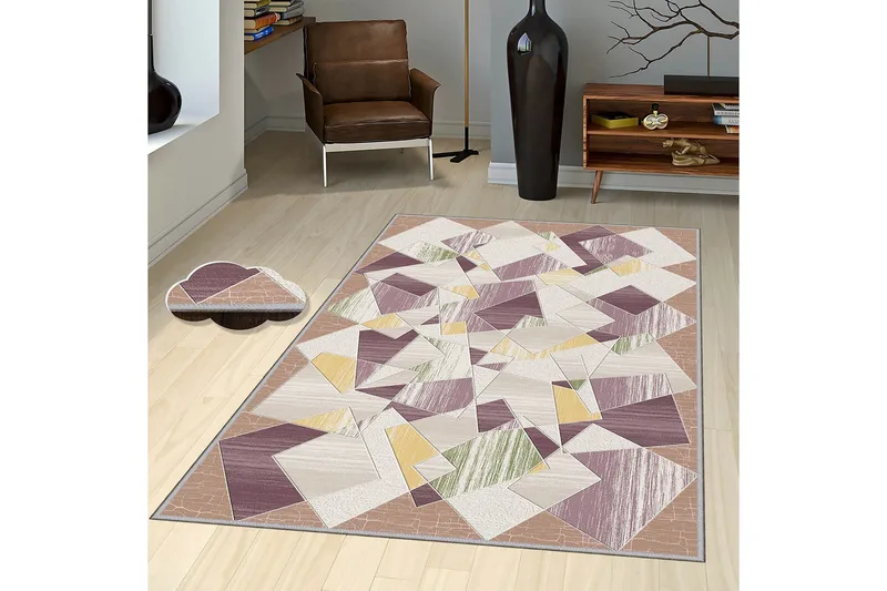 Homefesto Tæppe 80x200 cm, Multifarvet