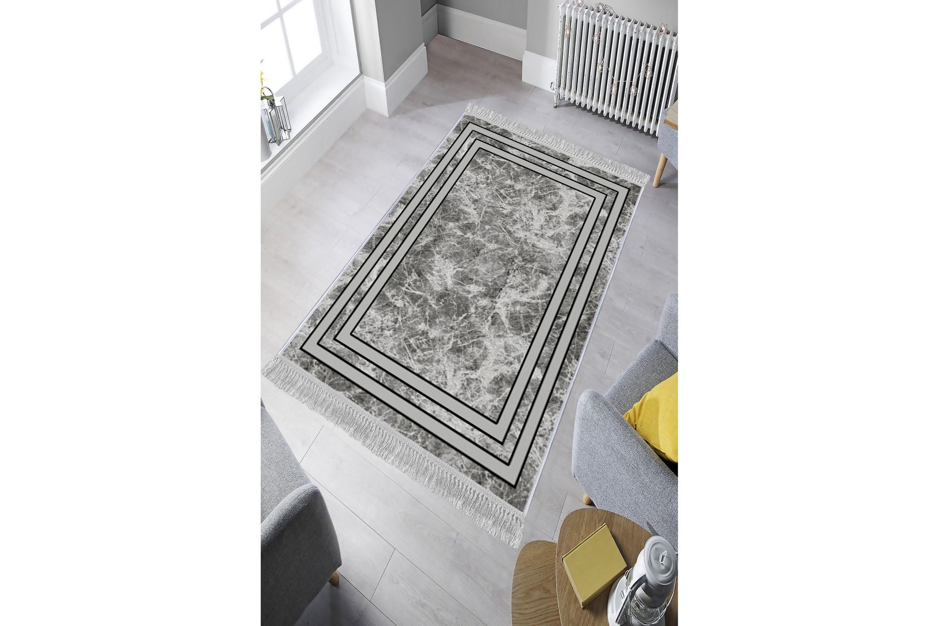 Homefesto Tæppe 80x200 cm - Multifarvet/Fløjl - Tekstiler - Tæpper - Orientalske tæpper