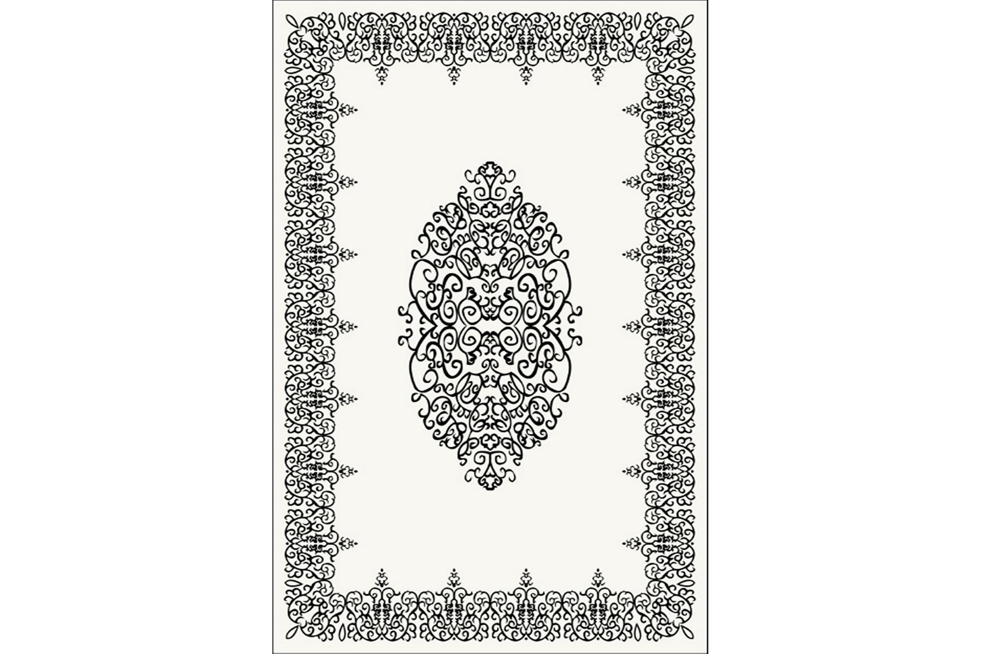Homefesto Tæppe 80x200 cm - Multifarvet/Fløjl - Tekstiler - Tæpper - Orientalske tæpper