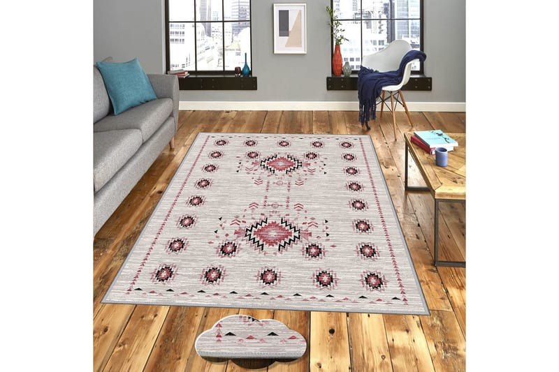 Homefesto Tæppe 80x300 cm, Flerfarvet