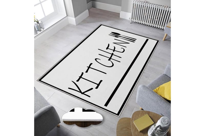 Homefesto Tæppe 80x300 cm - Flerfarvet - Tekstiler - Tæpper - Orientalske tæpper