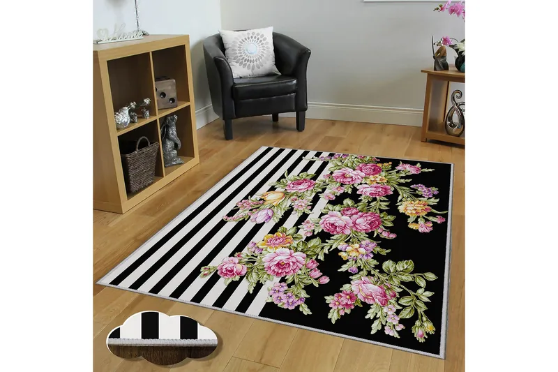 Homefesto Tæppe 80x300 cm, Flerfarvet