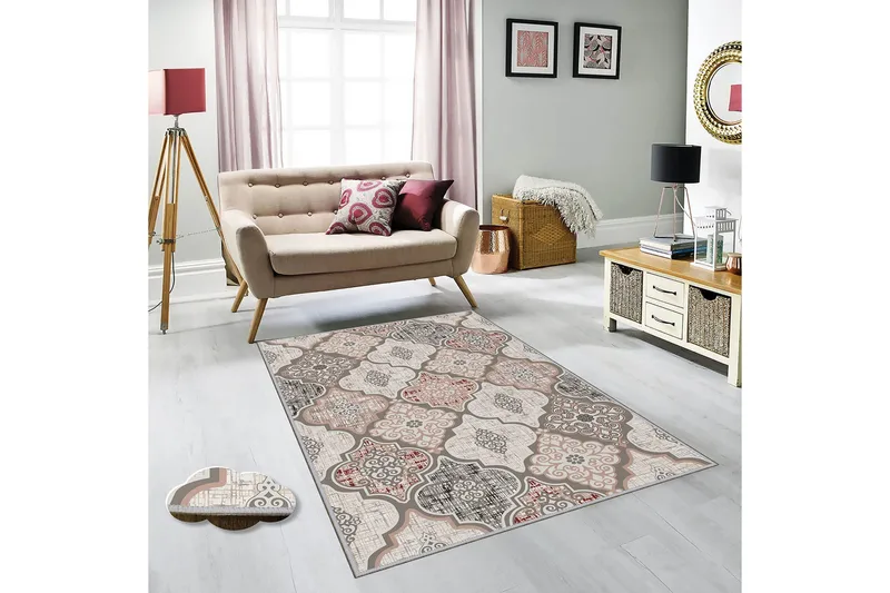 Homefesto Tæppe 80x300 cm, Flerfarvet