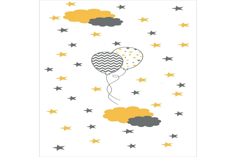 Homefesto Tæppe 80x300 cm, Flerfarvet