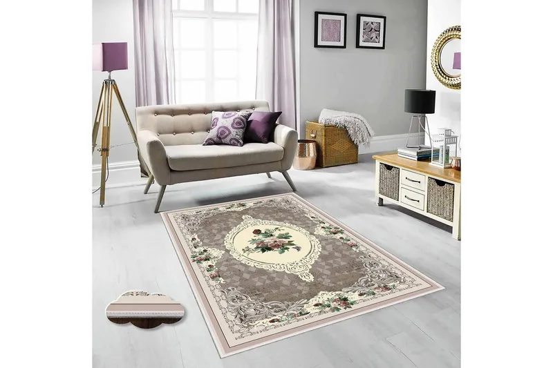 Homefesto Tæppe 80x300 cm, Flerfarvet