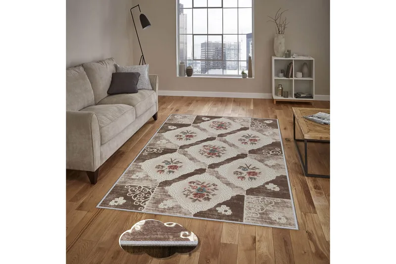 Homefesto Tæppe 80x300 cm, Flerfarvet