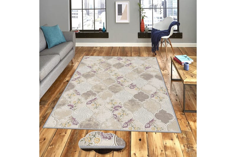 Homefesto Tæppe 80x300 cm, Flerfarvet