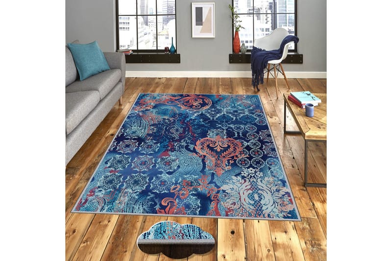 Homefesto Tæppe 80x300 cm, Flerfarvet