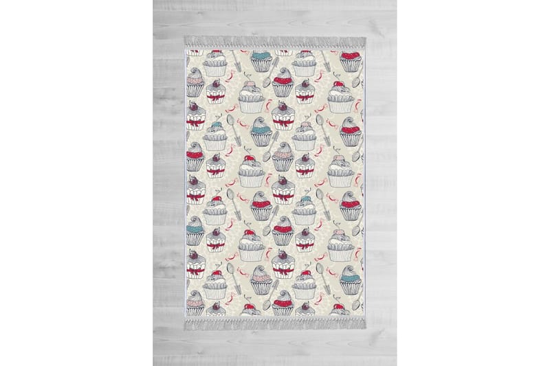 Homefesto Tæppe 80x300 cm, Flerfarvet/Velour