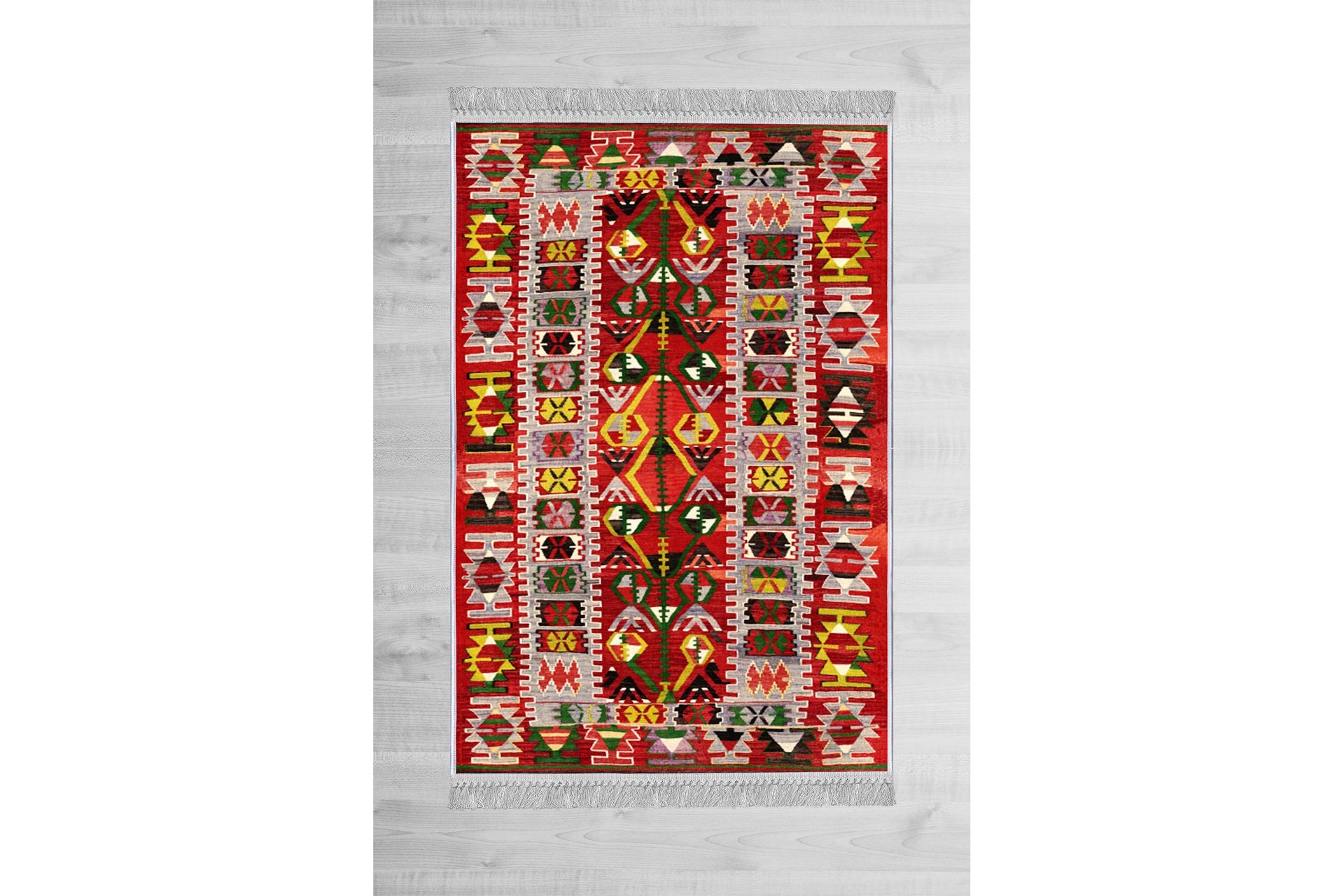 Homefesto Tæppe 80x300 cm - Flerfarvet/Velour - Tekstiler - Tæpper - Orientalske tæpper