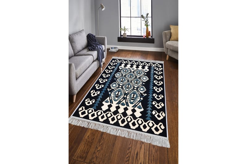 Homefesto Tæppe 80x300 cm - Flerfarvet/Velour - Tekstiler - Tæpper - Orientalske tæpper