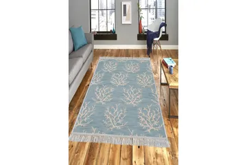 Homefesto Tæppe 80x300 cm - Flerfarvet/Velour - Tekstiler - Tæpper - Orientalske tæpper