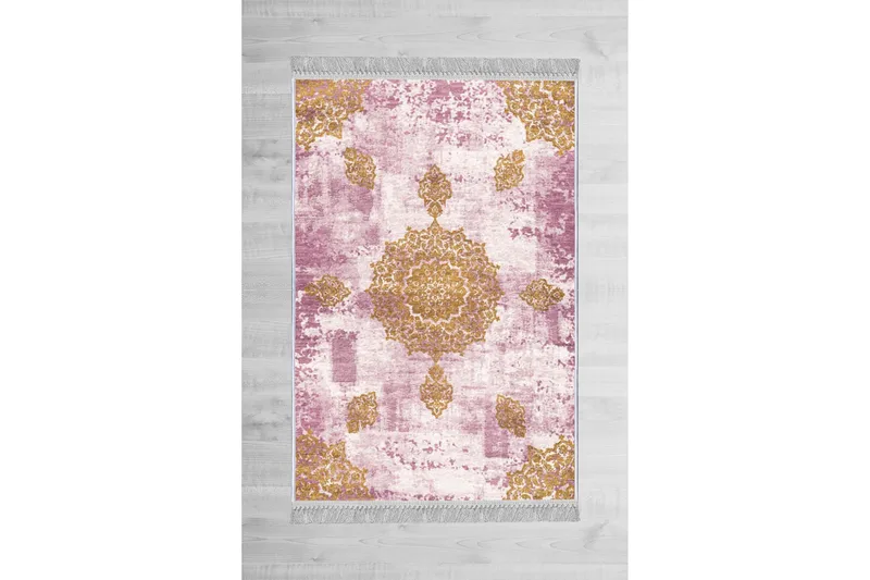 Homefesto Tæppe 80x300 cm - Flerfarvet/Velour - Tekstiler - Tæpper - Orientalske tæpper