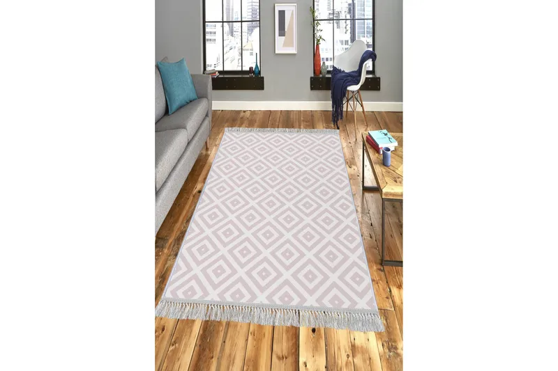 Homefesto Tæppe 80x300 cm, Flerfarvet/Velour